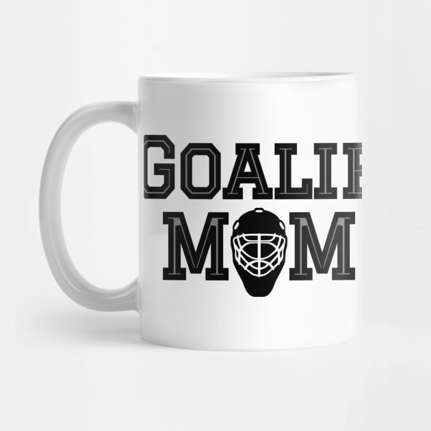 Hockey Goalie Mom by College Mascot Designs